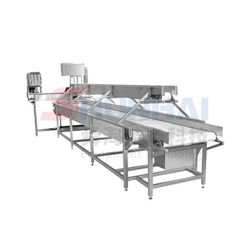 Multi-layer selection and classification conveyor line